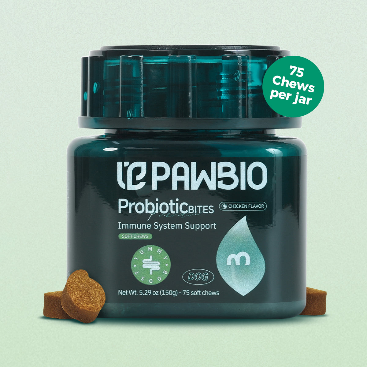 PAWBIO Premium Daily Wellness Chews for Cats & Dogs | Targeted Health Support (Digestion, Skin & Coat, Joint, Heart)