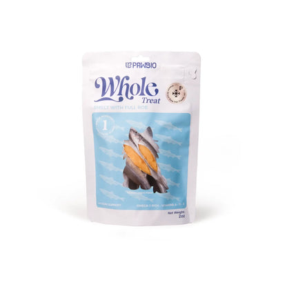 Freeze-Dried Smelt with Full Roe – Single-Ingredient Fish Treats for Cats &amp; Dogs