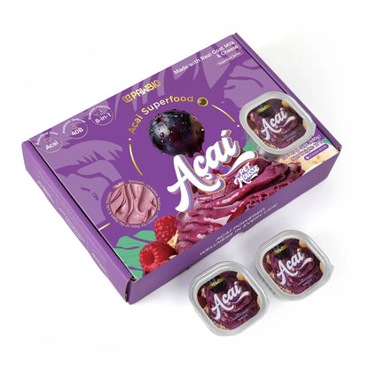 Acai Superfood Mousse 🫐 Digestive Support for Pets (12 Cups) | Tasty Goat Cheese
