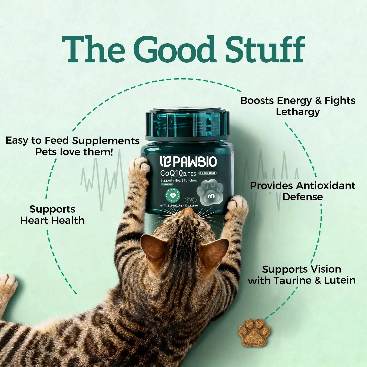 CoQ10 Bites for Cats Pawbio｜Your Pet's Natural Wellness Partner — Bringing Love to Life