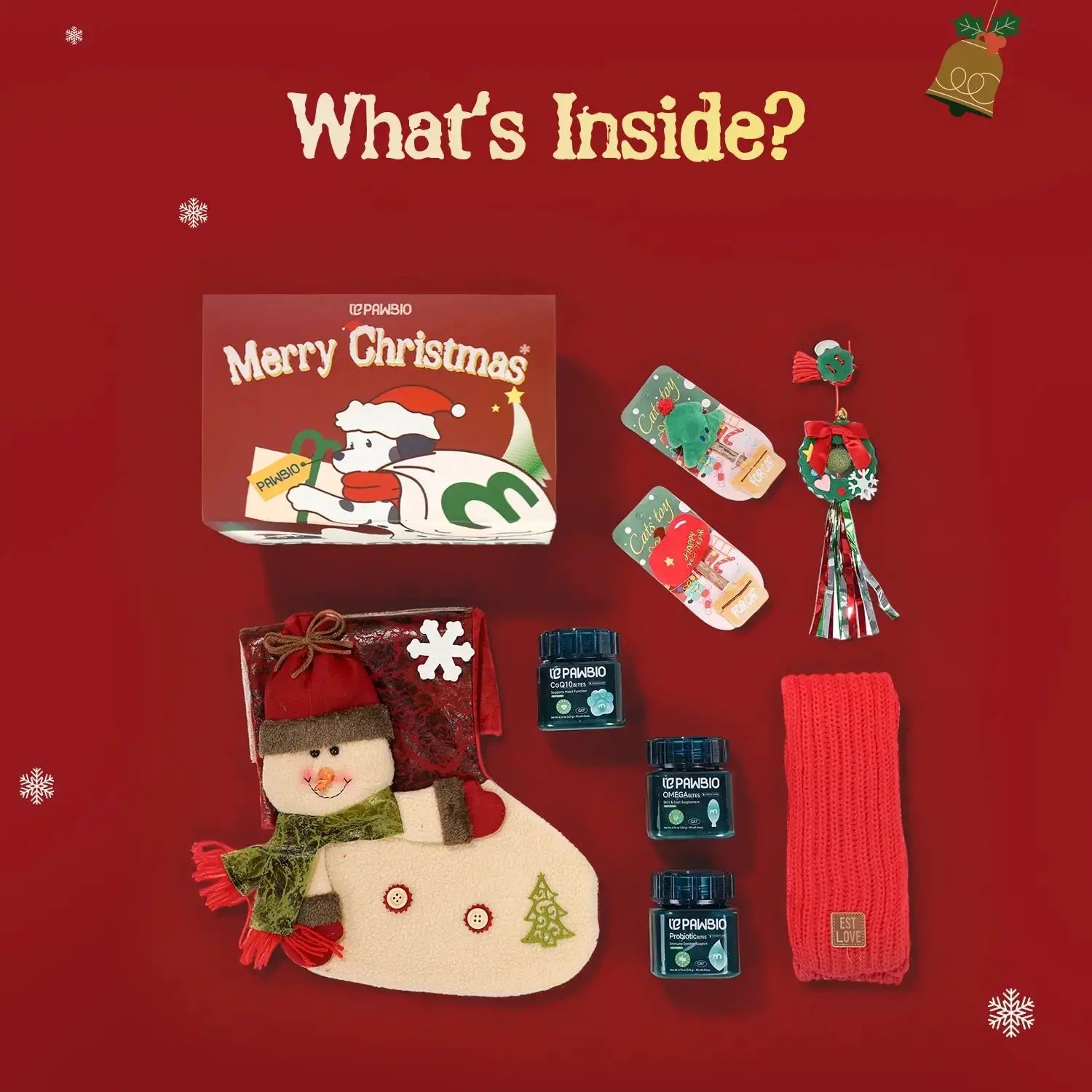 Christmas Gift Box for Cats Pawbio｜Your Pet's Natural Wellness Partner — Bringing Love to Life
