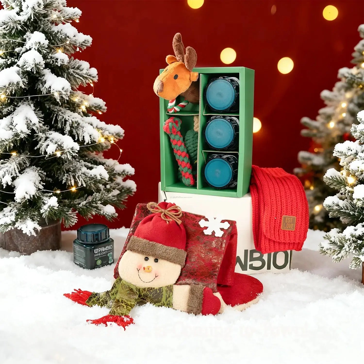 Christmas Gift Box for Dogs Pawbio｜Nutritional supplement kit for your furry friends