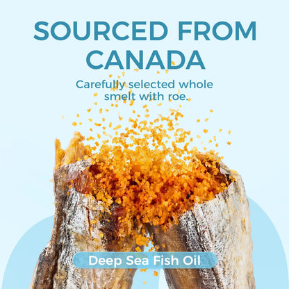 Freeze-Dried Smelt with Full Roe – Single-Ingredient Fish Treats for Cats &amp; Dogs