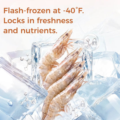 Freeze-Dried Whole White Shrimp – Single-Ingredient High-Protein Treats for Cats &amp; Dogs