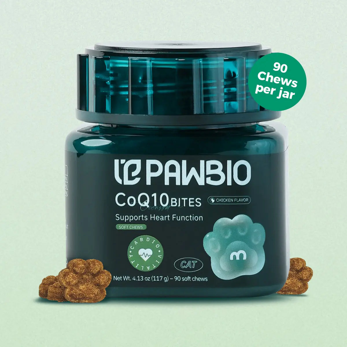 CoQ10 Bites for Cats Pawbio｜Your Pet's Natural Wellness Partner — Bringing Love to Life